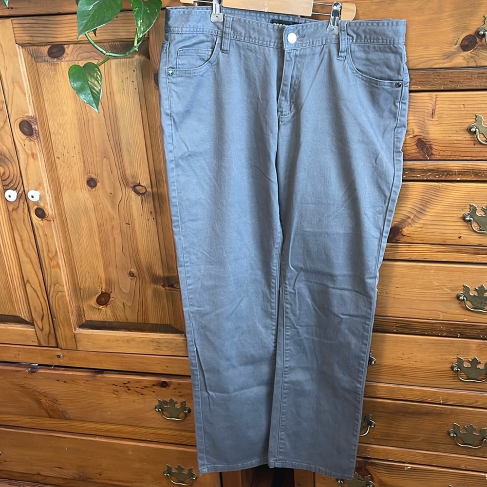 🌸Gasoline grey cotton pants